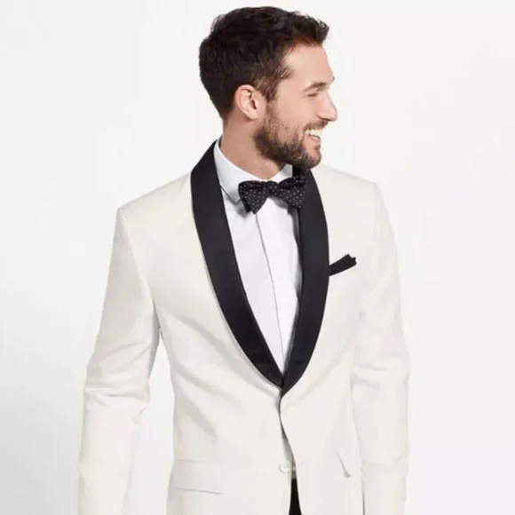 Brand New Men's Indochino Ivory Tuxedo